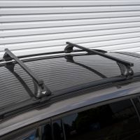 Pro Square Steel Roof Bars to fit Audi A4 Avant (B7) 2005 - 2007 (Open Roof Rails)