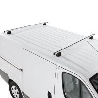Aluminium 2 Bar Roof Rack for Renault Master (SWB) L1 (High Roof) H2 2010 - 2023 (100Kg Load Limit)