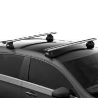 WingBar Evo Silver Aluminium Roof Bars to fit Mercedes C Class Saloon (W204) 2007 - 2014 (Fixed Point, without Glass Roof)