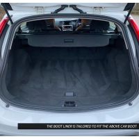 Tailored Black Boot Liner to fit Volvo V60 Mk.1 2010 - 2018