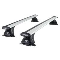 Pro Wing Silver Aluminium Roof Bars to fit Vauxhall Astra Estate (H) Mk.5 (Facelift) 2007 - 2010 (Closed Roof Rails)