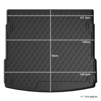 Tailored Black Boot Liner to fit Audi Q5 (B9) (Excl. Hybrid) 2017 - 2023
