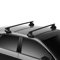 SquareBar Evo Steel Roof Bars to fit Audi A1 Sportback Mk.2 2019 - 2022 (No Roof Rails)