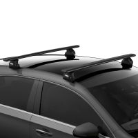 WingBar Evo Black Aluminium Roof Bars to fit Mercedes C Class Saloon (W204) 2007 - 2014 (Fixed Point, without Glass Roof)