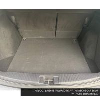 Tailored Black Boot Liner to fit Honda HR-V 2015 - 2021 (without Spare Wheel)