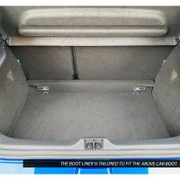 Tailored Black Boot Liner to fit Renault Clio Hatchback Mk.4 2013 - 2019